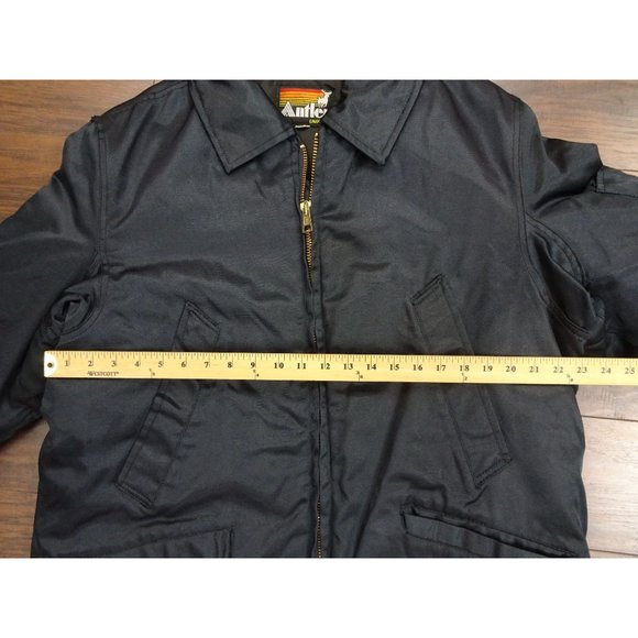 Antler Uniform Jacket Reflective Band Zipper Quilted Interior Size 46 - Picture 8 of 9